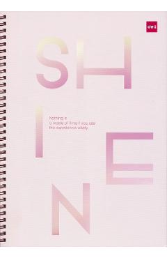 Imaginea produsului 'Caiet dictando A4 cu spiră: Shine'