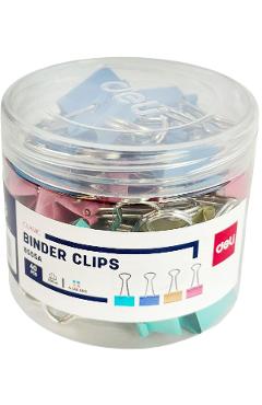 Imaginea produsului 'Clipsuri metalice 19 mm color: 40 de bucăți'