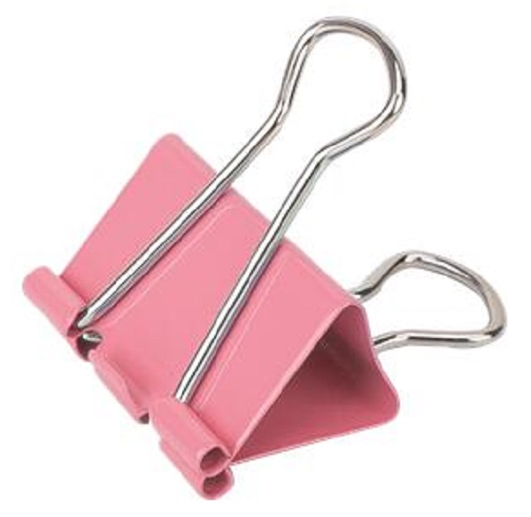 Clipsuri metalice 19 mm color: 40 de bucati
