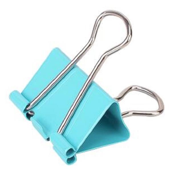 Clipsuri metalice 19 mm color: 40 de bucati