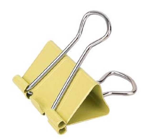 Clipsuri metalice 19 mm color: 40 de bucati