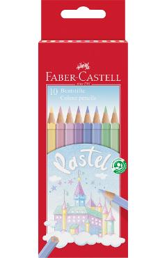 Imaginea produsului 'Creioane colorate pastel 10 culori'