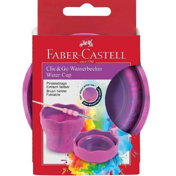 Pahar apa pentru pictura. Roz marmorat