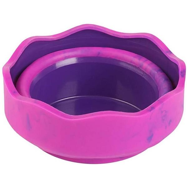 Pahar apa pentru pictura. Roz marmorat