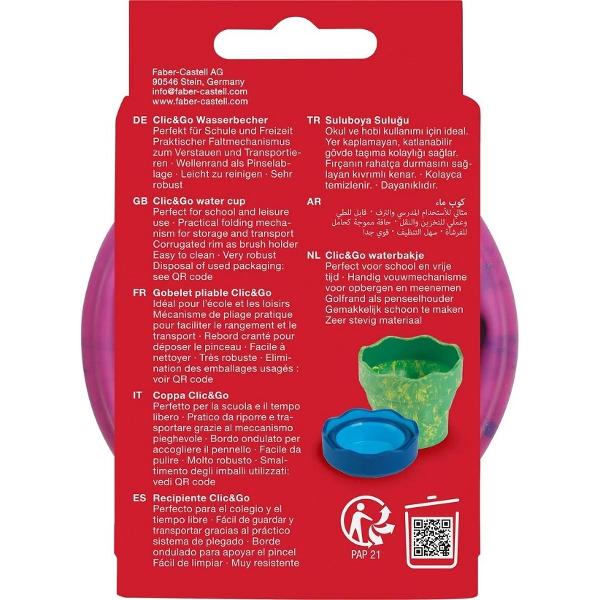 Pahar apa pentru pictura. Roz marmorat