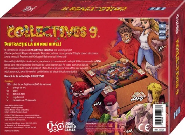 Joc de societate: Collectives 9. Activitati distractive + Casti wireless