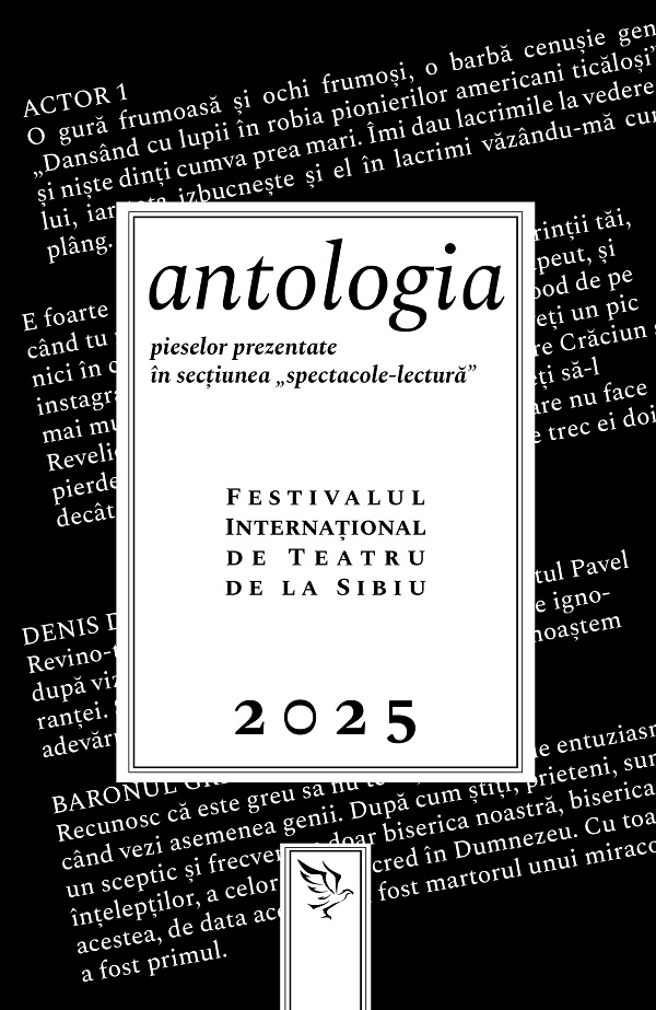 Antologia pieselor prezentate in sectiunea spectacole-lectura FITS 2025