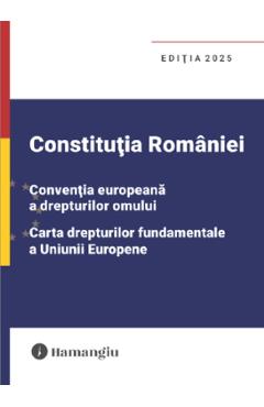 Coperta cărții 'Constituția României Ed.2025'