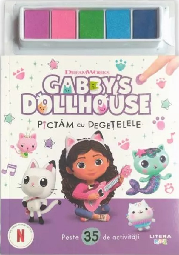 Pictam cu degetelele. Gabby's Dollhouse