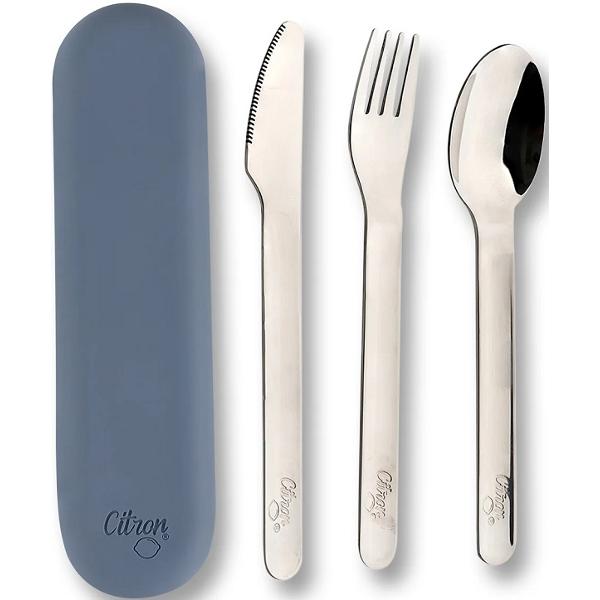 Set tacamuri otel inoxidabil. Dark Blue