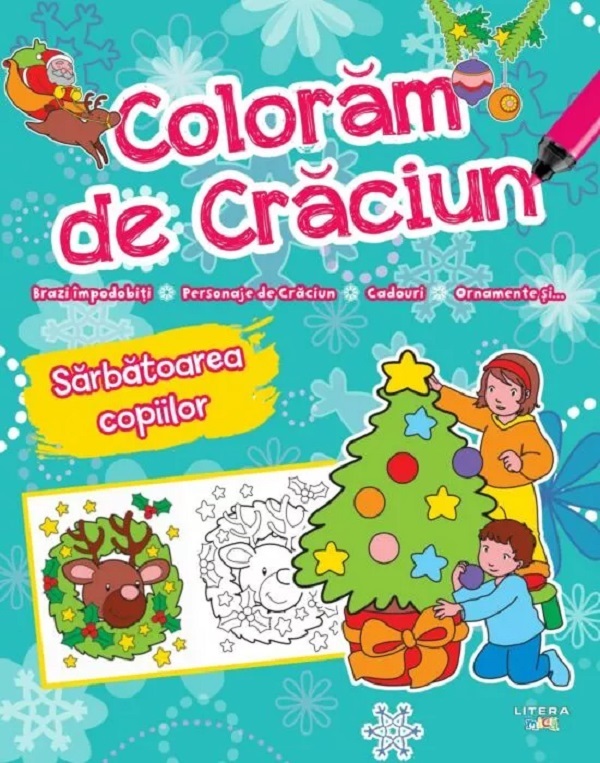 Coloram de Craciun. Sarbatoarea copiilor