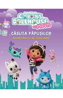 Gabby's Dollhouse. Casuta papusilor. Activitati cu autocolante