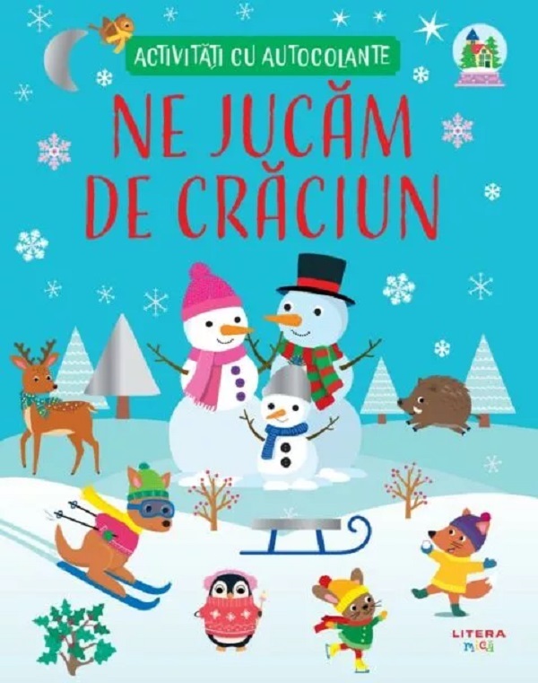 Ne jucam de Craciun. Activitati cu autocolante