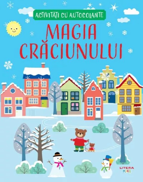 Coperta cărții 'Magia Craciunului. Activitati cu autocolante'