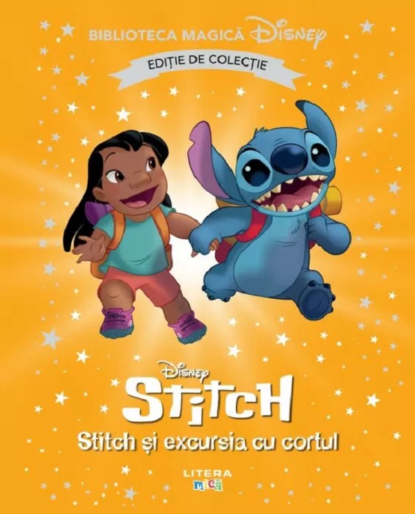 Stitch si excursia cu cortul. Biblioteca magica Disney
