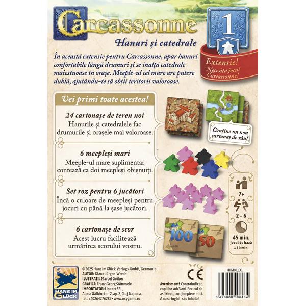 Carcassonne: Hanuri si catedrale. Extensia 1