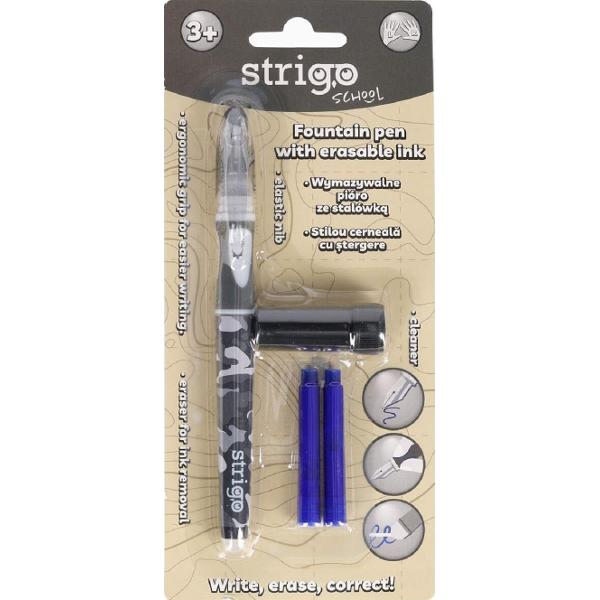 Set stilou cerneala cu stergere + 2 rezerve + dispozitiv curatare. Desert
