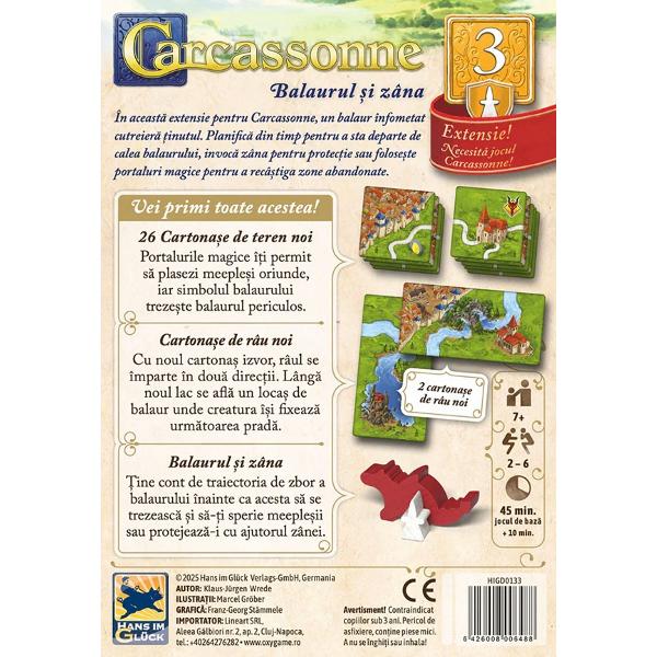Carcassonne: Balaurul si Zana. Extensia 3