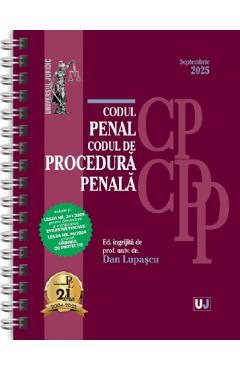 Coperta cărții Codul penal si Codul de procedura penala. Septembrie 2025 Ed. Spiralata - Dan Lupascu