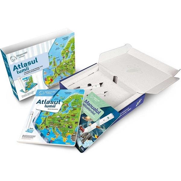 Pachet Raspundel Istetel: Creion si carte Atlasul Lumii