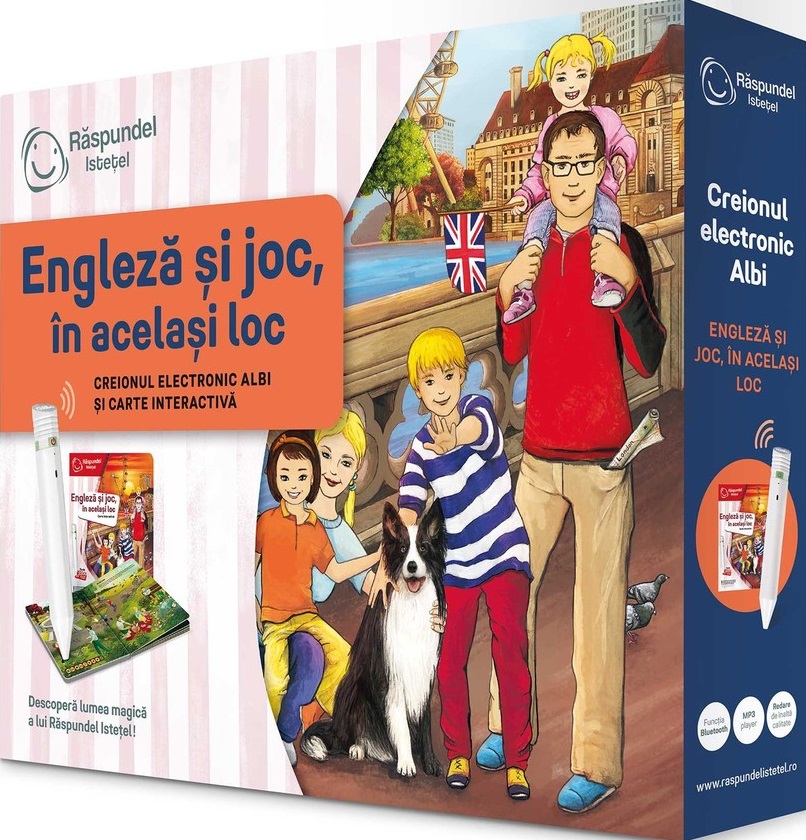 Pachet 2.0 Raspundel Istetel: Creion si carte engleza si joc, in acelasi loc