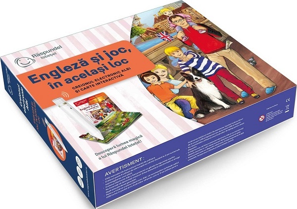 Pachet 2.0 Raspundel Istetel: Creion si carte engleza si joc, in acelasi loc
