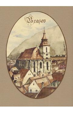 Imaginea produsului 'Reproducere pe carton bej. Biserica Neagră Nr.4'