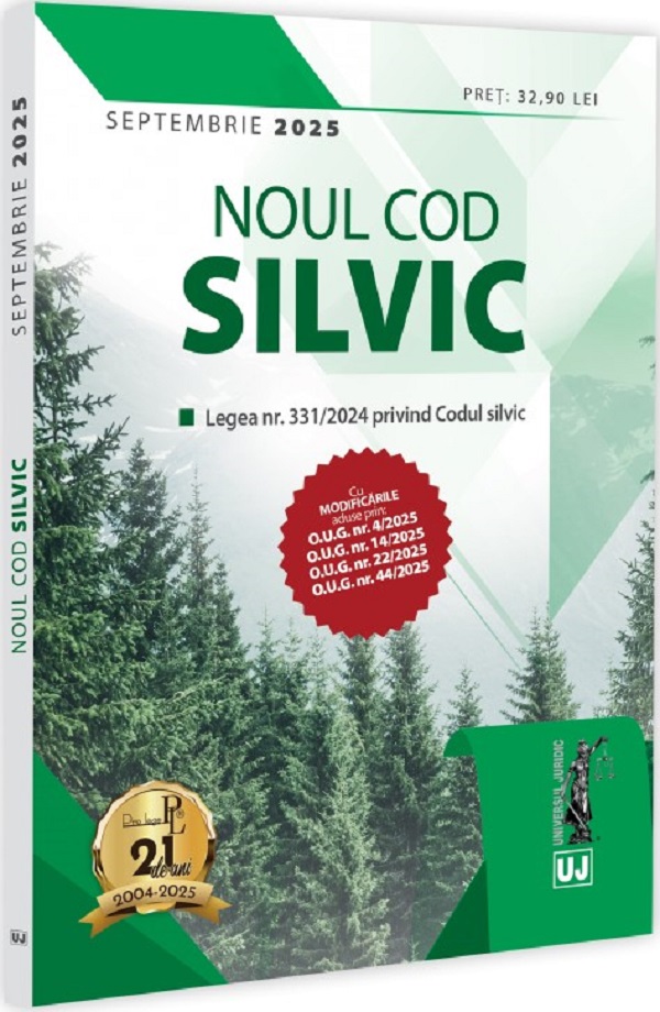 Noul Cod silvic. Septembrie 2025