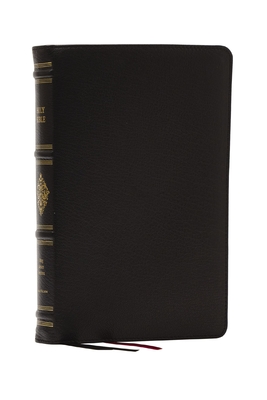 Kjv, Personal Size Reference Bible, Sovereign Collection, Black Premium Goatskin Leather, Premier Collection, Comfort Print -