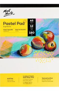 Imaginea produsului 'Bloc schițe A5 pastel hârtie 4 culori'