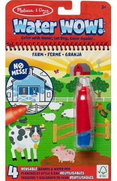 Imaginea produsului 'Carte de colorat reutilizabilă cu apă. Ferma'