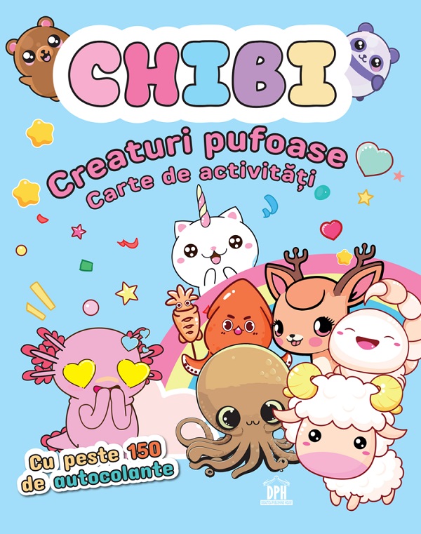 Chibi: Creaturi pufoase. Carte de activitati