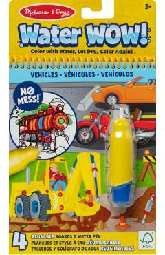 Imaginea produsului 'Carte de colorat reutilizabilă cu apă. Vehicule'