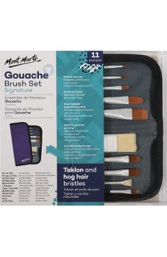 Imaginea produsului 'Set pensule Mont Marte în mapă. Guașe'