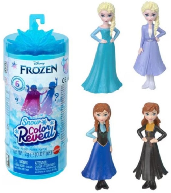 Papusa Snow Color Reveal: Disney Frozen