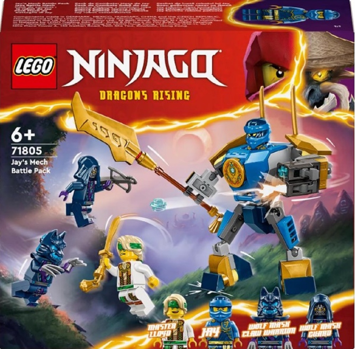 Lego Ninjago. Pachet de lupta robotul lui Jay