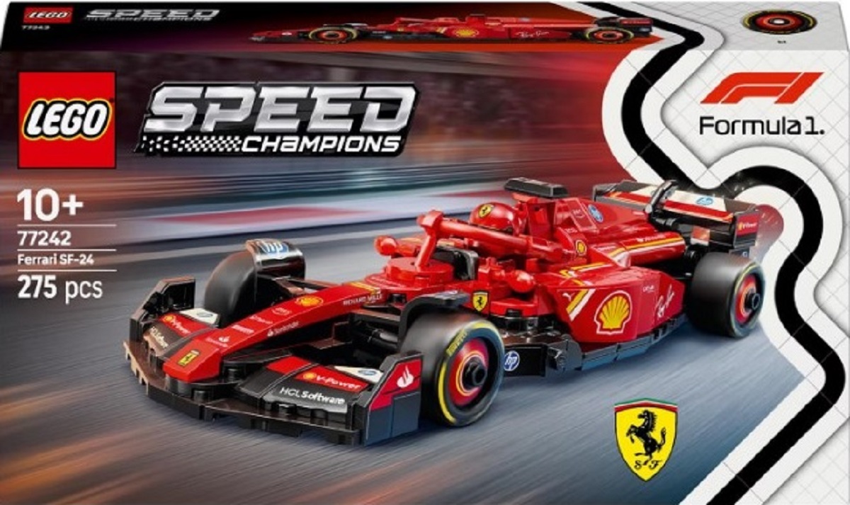 Lego Speed Champions: Masina de curse Formula 1. Ferrari SF-24