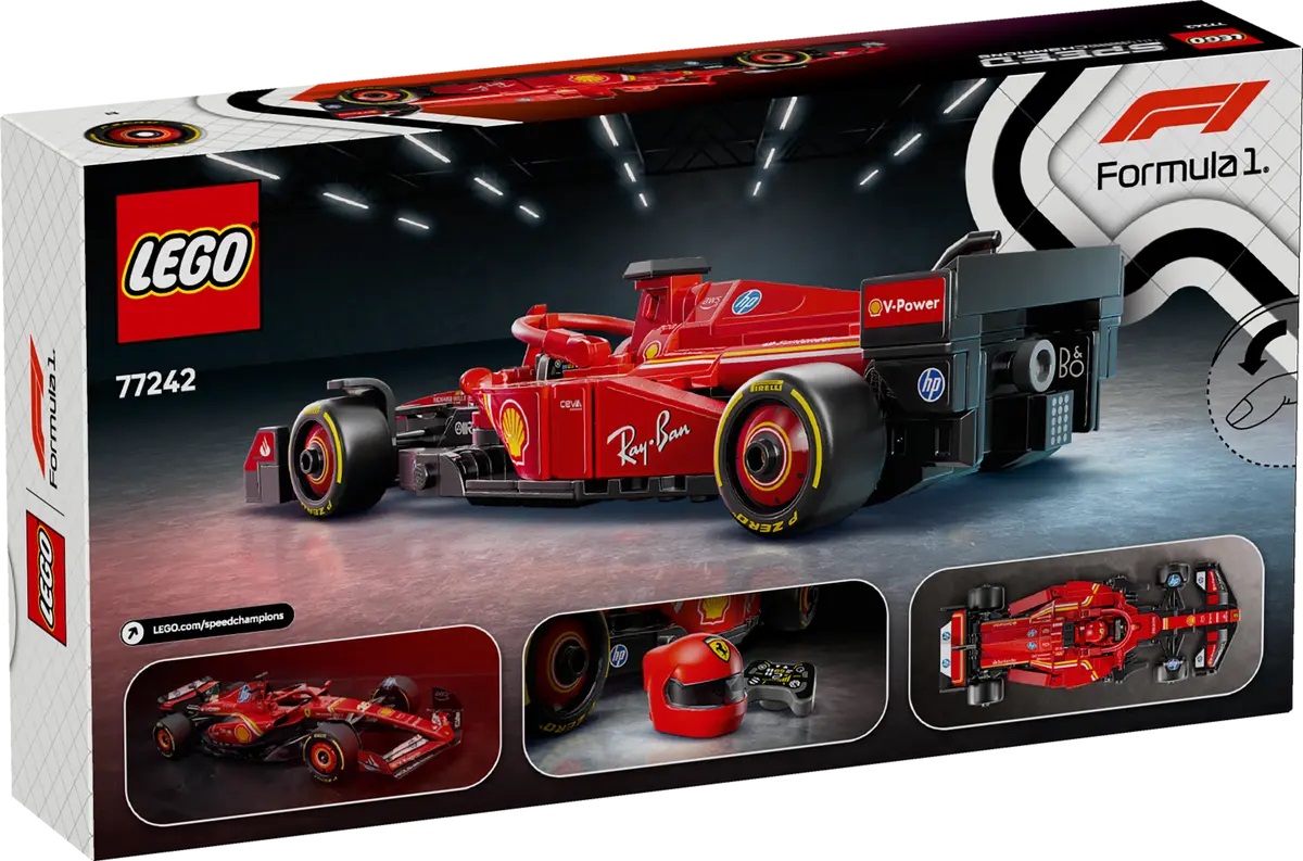 Lego Speed Champions: Masina de curse Formula 1. Ferrari SF-24