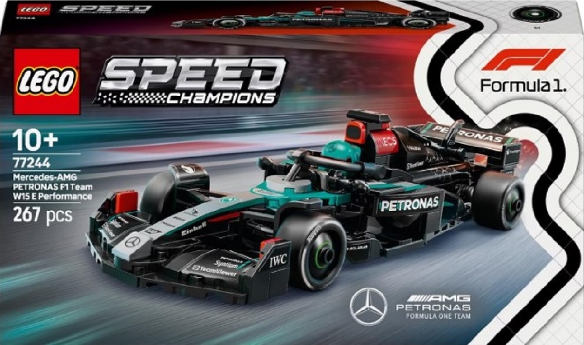 Lego Speed Champions: Masina de curse Formula 1. Mercedes-AMG W15