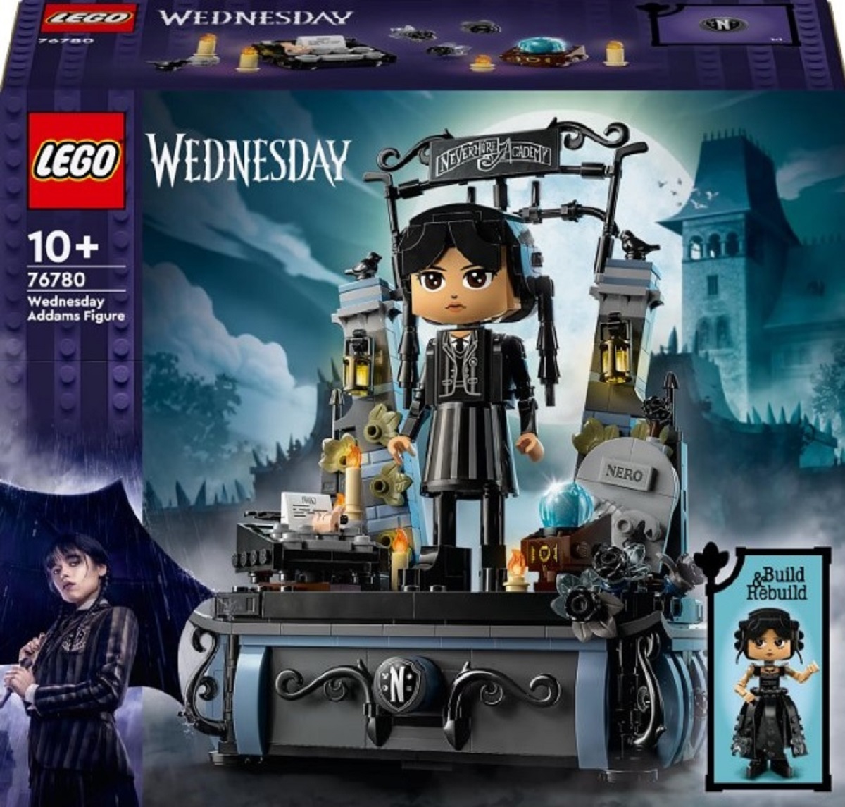 Lego Wednesday: Figurina Wednesday Addams