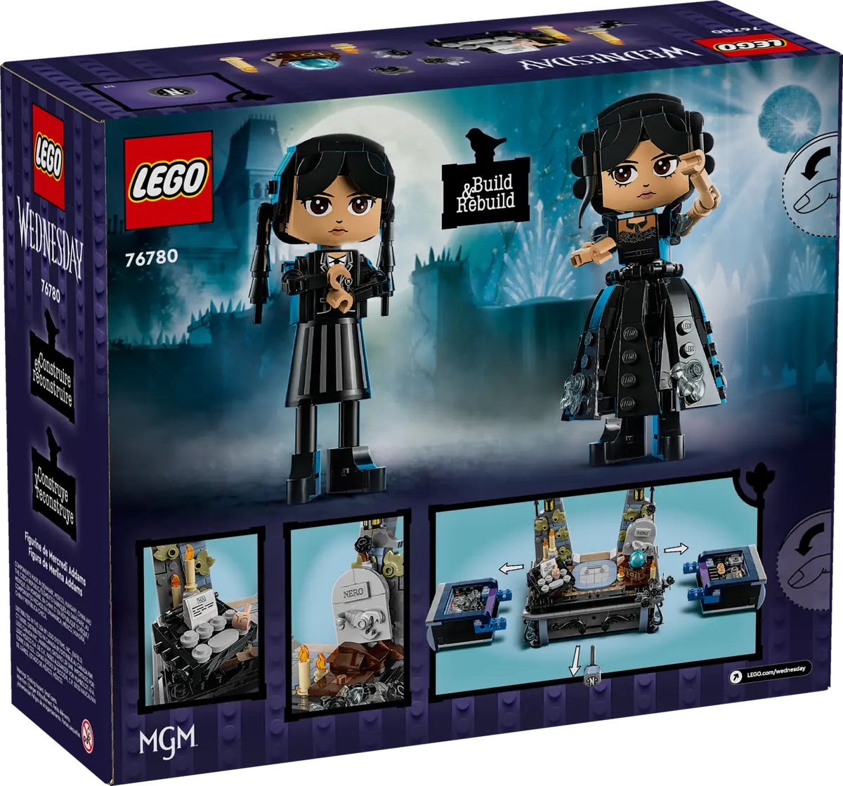 Lego Wednesday: Figurina Wednesday Addams