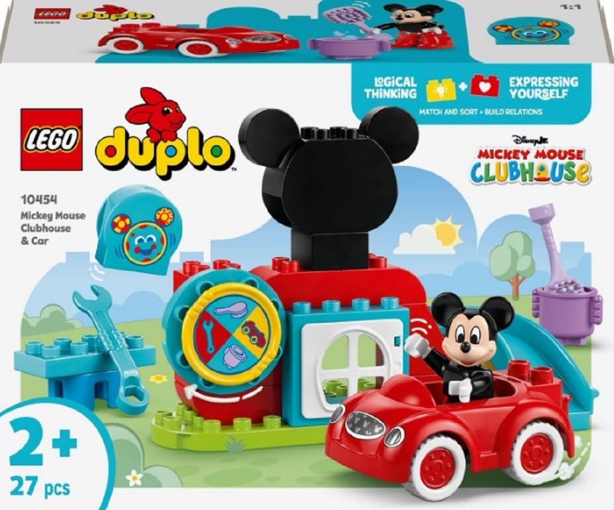 Lego Duplo. Clubul si masina lui Mickey Mouse