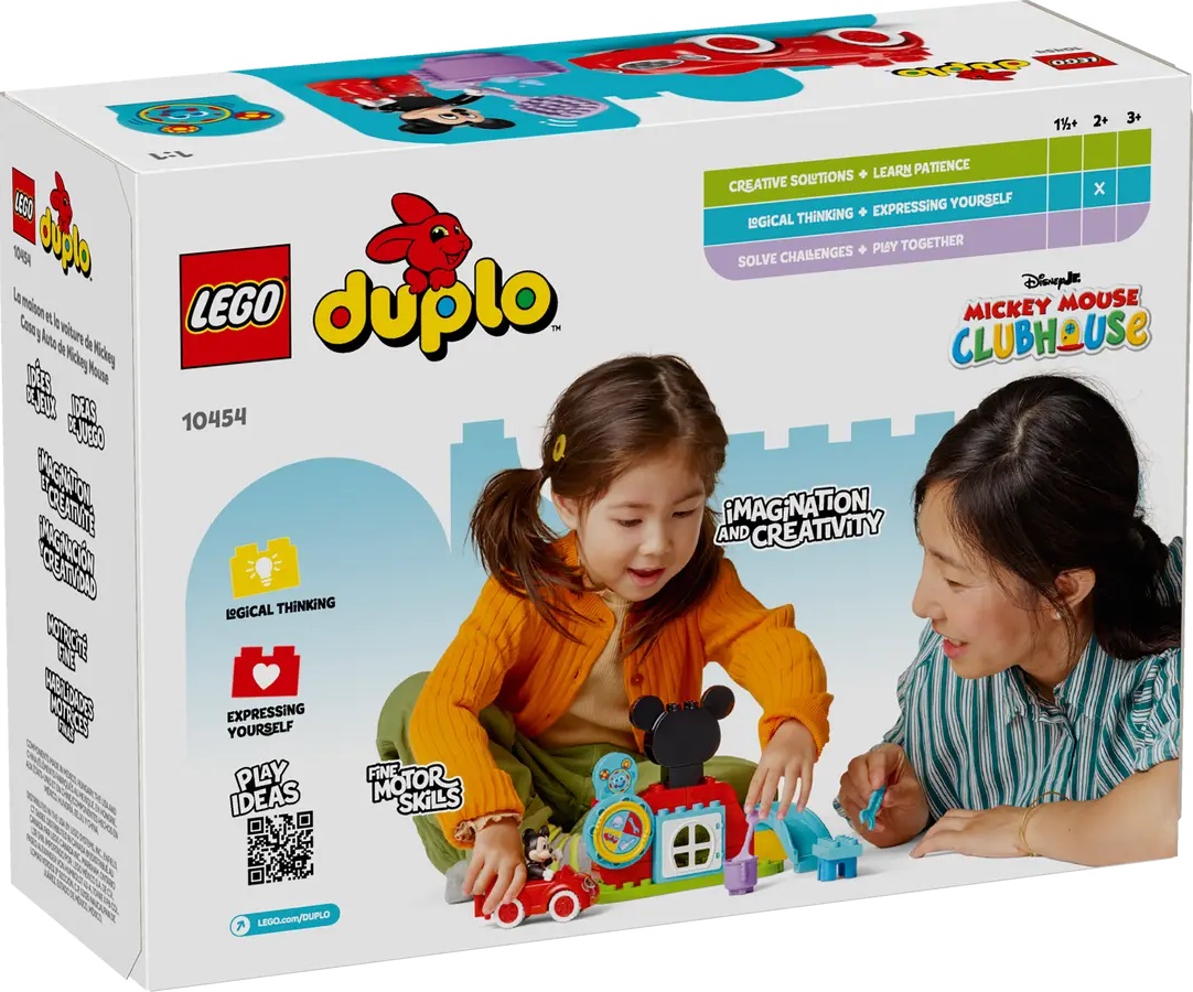 Lego Duplo. Clubul si masina lui Mickey Mouse