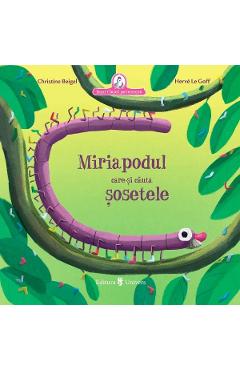 Coperta cărții 'Miriapodul care-și caută șosetele - Christine Beigel'