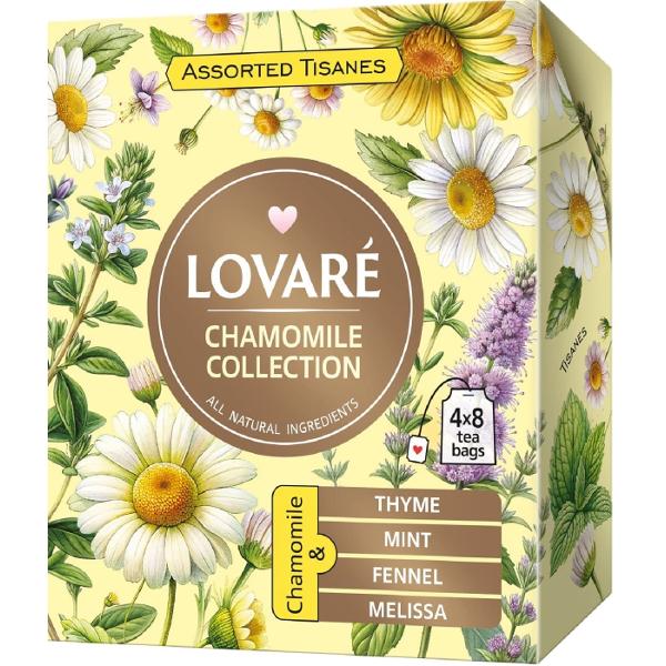 Set ceai: 4 arome x 8 pliculete. Ceai Tisanes Chamomile