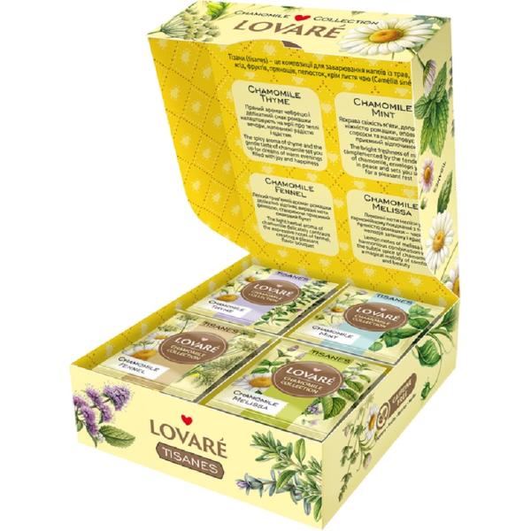 Set ceai: 4 arome x 8 pliculete. Ceai Tisanes Chamomile