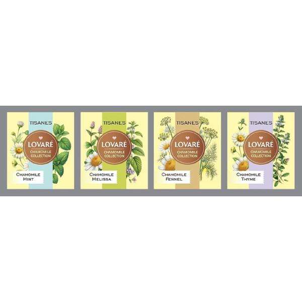 Set ceai: 4 arome x 8 pliculete. Ceai Tisanes Chamomile