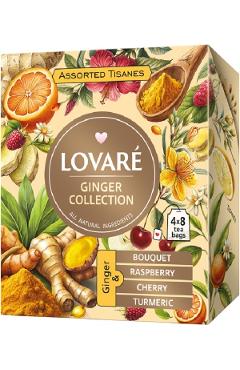 Poza produsului Set ceai: 4 arome x 8 pliculete. Ceai Tisanes Ginger