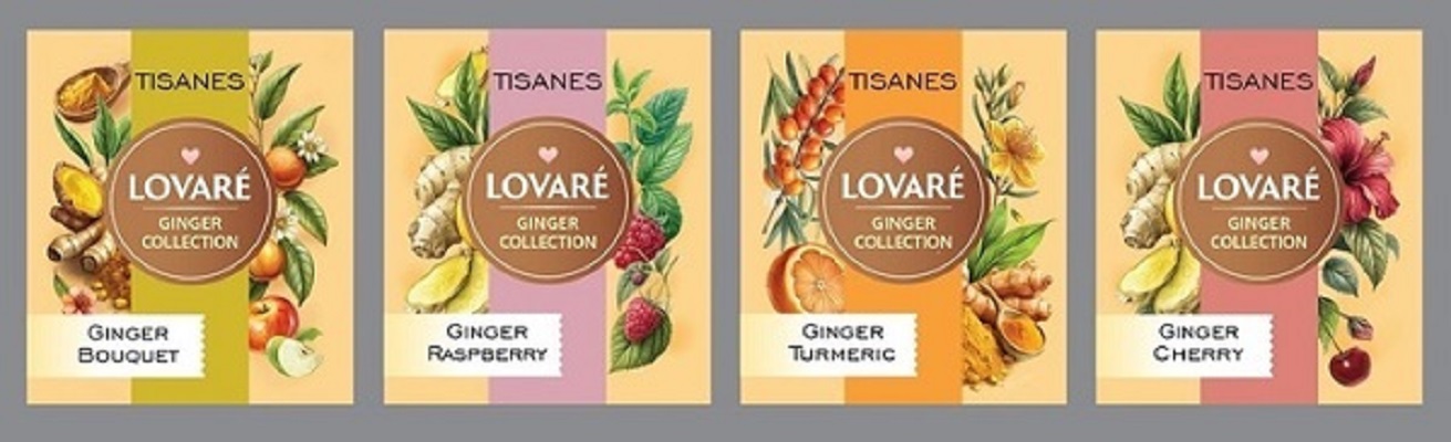 Set ceai: 4 arome x 8 pliculete. Ceai Tisanes Ginger