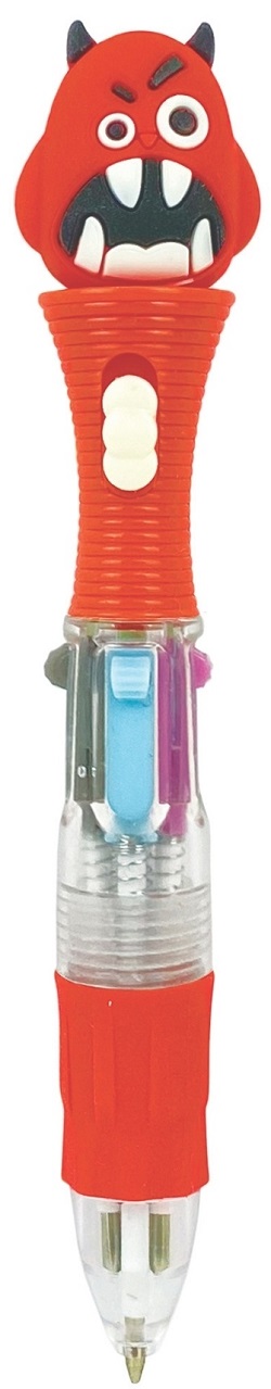 Pix multicolor mini cu 4 culori si LED: Scary. Rosu